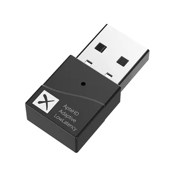 24-битный Аудиопередатчик USB Bluetooth 5.2 aptX-Adaptive /LL/HD с низкой задержкой 40 мс Многоточечный Беспроводной адаптер для коммутатора