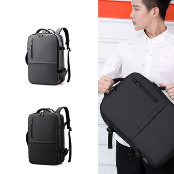 Большая дорожная мужская сумка для выходных, Женский ноутбук, 17-Дюймовая вместимость для мужского рюкзака, рюкзак для зарядки с возможностью расширения