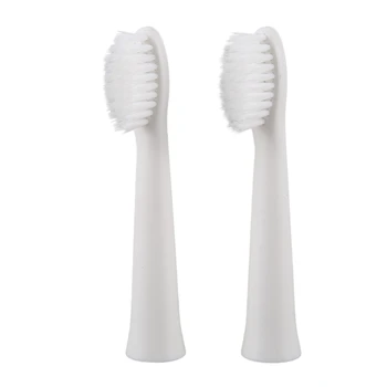 Лучшие в продаже сменные насадки для зубной щетки Panasonic EW0972, белый, 2 шт.
