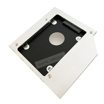 Алюминиевый 2-й Жесткий диск HDD SSD Корпус Оптический Кронштейн Caddy SATA для Lenovo IdeaPad 100-15IBD 110-15ISK 100-15IBY Z510t