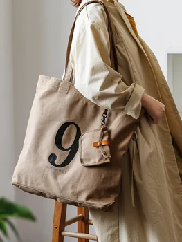 Повседневная холщовая женская сумка на выходные, рабочая сумка-тоут, повседневная дизайнерская роскошная высококачественная женская сумка для покупок
