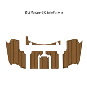 2018 Monterey 350 Платформа для плавания с подножкой Лодка EVA пенопласт из искусственного Тика палубный коврик