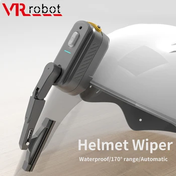 VR робот Мотоциклетный Шлем Стеклоочиститель Универсальный IP57 Козырек Мото Шлема Электрический Регулируемый Стеклоочиститель
