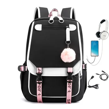 Новый студенческий рюкзак, Большие школьные сумки для девочек Ins, Корейский Модный Холщовый школьный рюкзак, Водонепроницаемая Студенческая сумка для книг, Милая Дорожная сумка