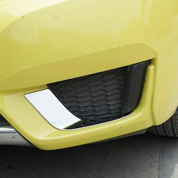 Для Honda FIT JAZZ 2013 2014 2015 2016 Аксессуары для автомобильных передних противотуманных фар, Декоративная накладка, наклейка для стайлинга автомобилей
