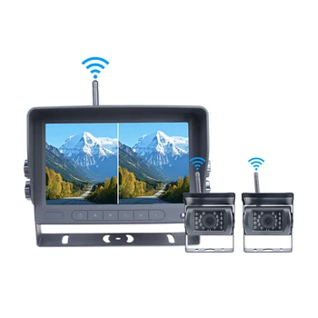 жк-дисплей автомобиля беспроводная камера для автобуса монитор грузовика 7 беспроводная и cam-камера заднего вида 24 В Вт