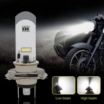 Высококачественная светодиодная фара H4, профессиональная суперяркая водонепроницаемая алюминиевая прожекторная лампа передней фары для мотоциклов