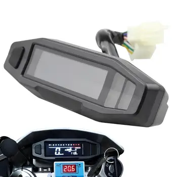 ЖК-датчик мотоцикла, мини-спидометр для мотоцикла, антибликовый дизайн, ремонт, Водонепроницаемый HD-тахометр для мотоцикла