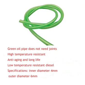 2 м Стояночный обогреватель Аксессуары для дизельного отопления Daquan Воздушный Нагревательный Шланг Зеленая Масляная труба