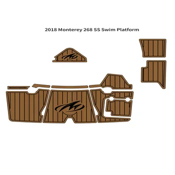 2018 Monterey 268 SS Платформа для плавания, Подножка для лодки, Пенопласт EVA, Пол из искусственного тика