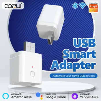 CORUI WIFI Tuya Smart USB Adapter Switch 5V Разъем адаптера питания Mini USB для Smart Life Alexa Google Home Голосовое управление синхронизацией