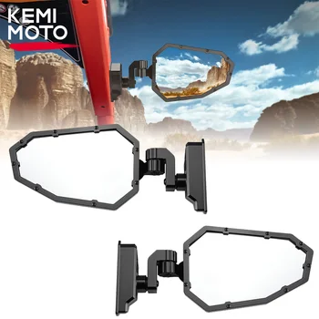 KEMiMOTO UTV X3 Алюминиевые Боковые Зеркала заднего Вида для Can Am Maverick X3 Max Turbo 4x4 2017-2023 2022 2021 2020 2019 с Лобовым стеклом