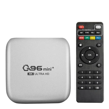 Q96 Mini Plus Tv Box 5G + Wifi Smart Tv Box Amlogic S905W 4 Ядра 64 Бит 4 ГБ + 32 Гб Wifi Медиаплеер телеприставка