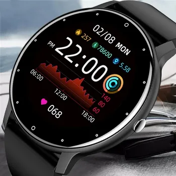 Новые смарт-часы Для мужчин и женщин, спортивные фитнес-часы с полным сенсорным экраном, IP67, Водонепроницаемые Bluetooth Для Android Ios, Умные часы для мужчин + коробка