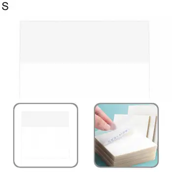 Прозрачная бумага для записей премиум-класса на 100 Листов, бумага для заметок для домашних ЖИВОТНЫХ, Прозрачные школьные принадлежности