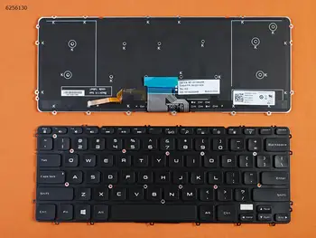 Американская QWERTY Новая Сменная Клавиатура для Ноутбука DELL Precision M3800 XPS 15 9530 Черного Цвета с Подсветкой БЕЗ Рамки