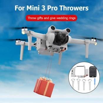 Система Сброса Airdrop для DJI Mini 3 Pro Drone Рыболовное Кольцо Подарок Для Спасения Жизни Дистанционная Доставка Аксессуары Для Параболического Метателя
