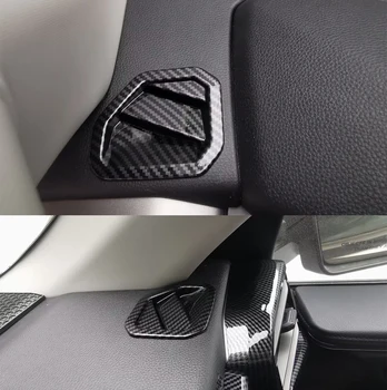 Для Toyota Tundra 2023 2024 Модификация автомобильных аксессуаров Abs Внутренняя отделка вентиляционного отверстия из углеродного волокна, 2 шт. Автозапчасти, наклейки для интерьера